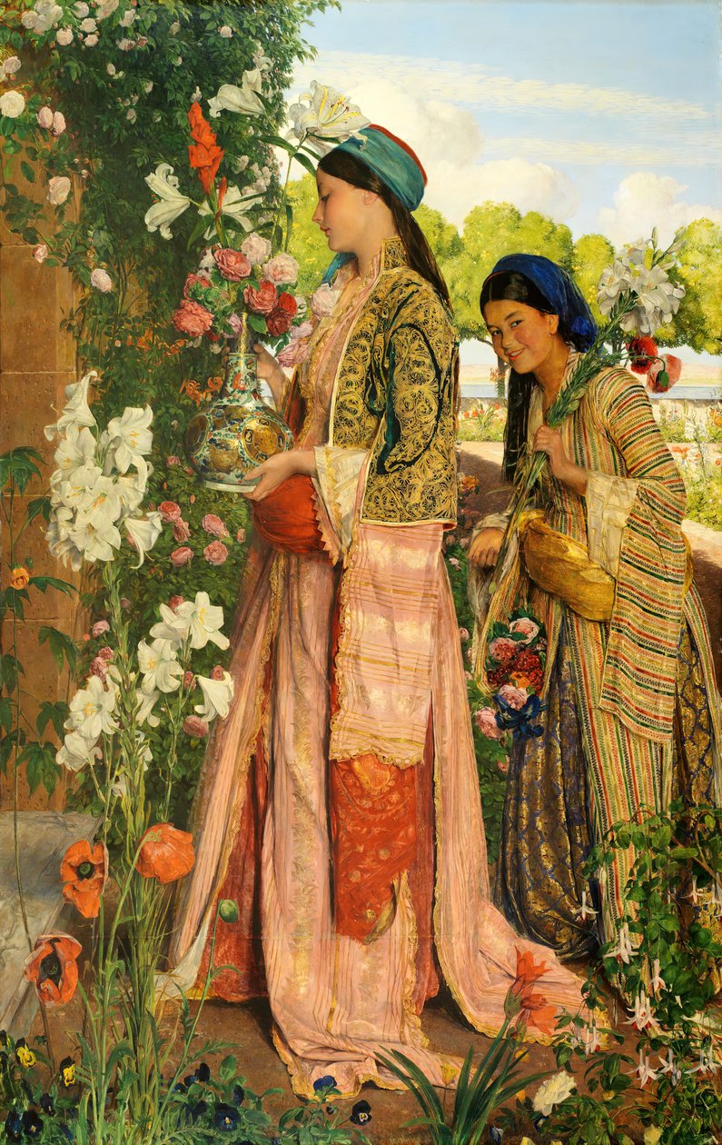 Lilium Auratum, 1871 von John Frederick Lewis