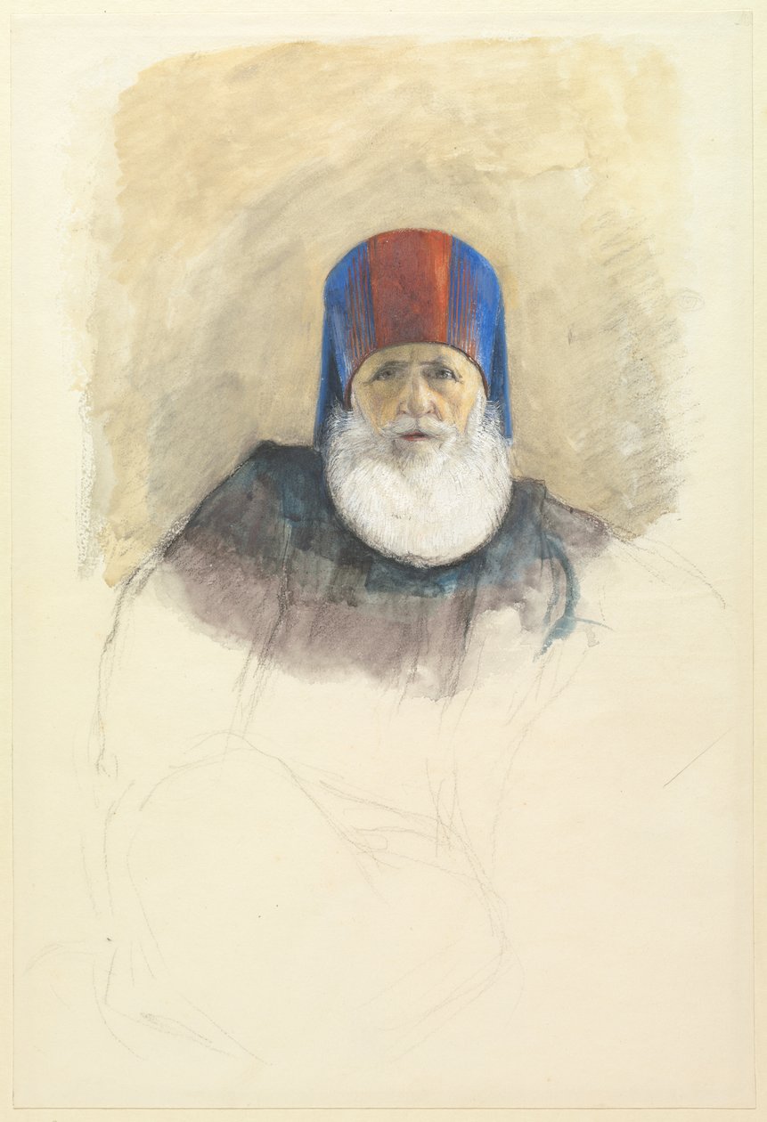 Studie für Mehmet Ali Pascha von John Frederick Lewis