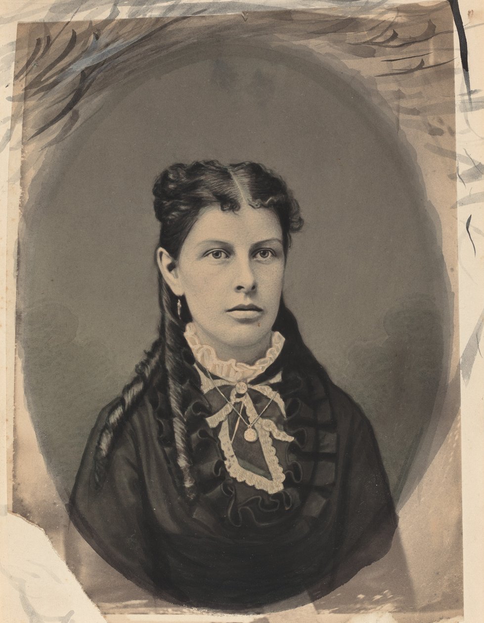 Porträt einer Frau von John G. Ellinwood