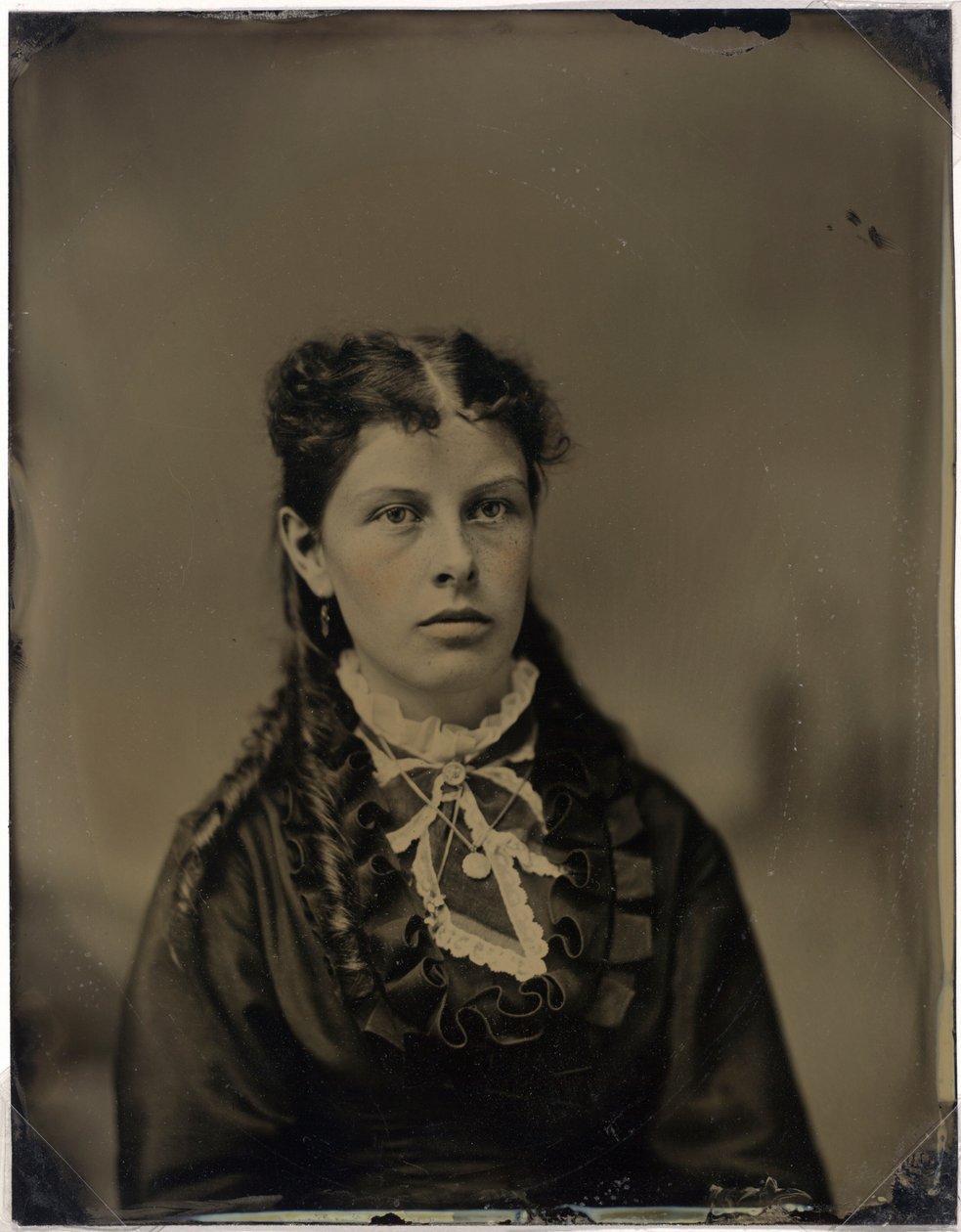 Porträt einer Frau, um 1870 von John G. Ellinwood
