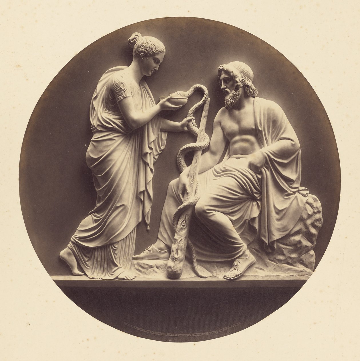 Hygieia und Aesculapius von John G. Unnevehr