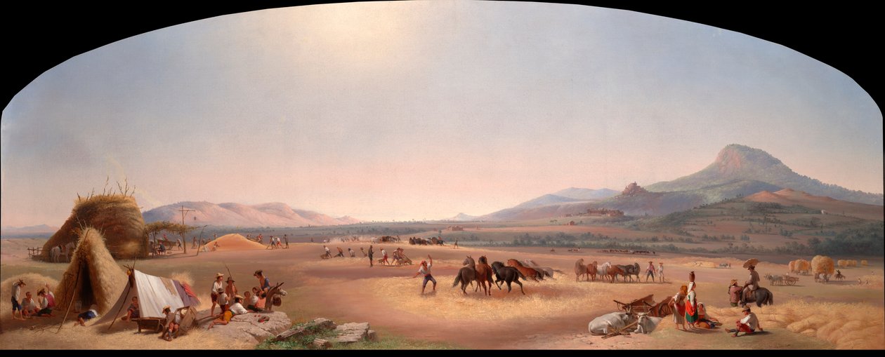 Erntearbeiter auf der römischen Campagna von John Gadsby Chapman