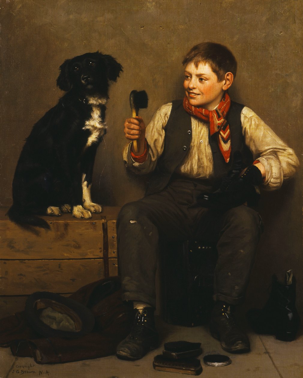 Kann nicht überredet werden von John George Brown