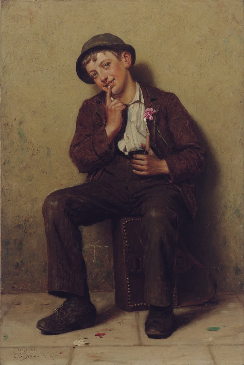 Straßenjunge von John George Brown