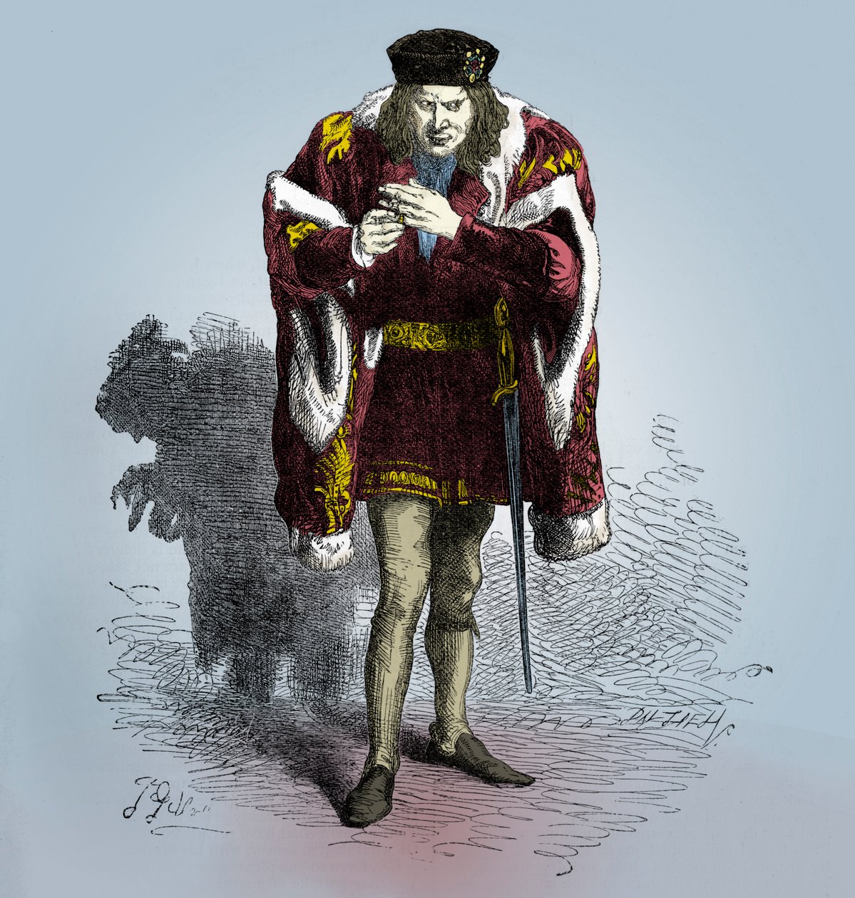 Richard III. von William Shakespeare von John Gilbert