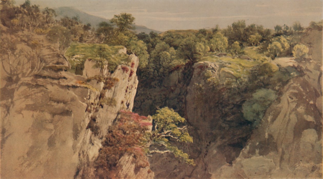 Landschaft mit Felsen, 18.-19. Jahrhundert, 1935 von John Glover