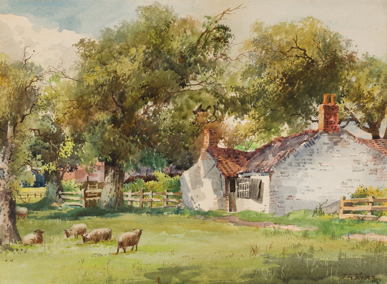 Frühling, Laceby Common von John Guttridge Sykes