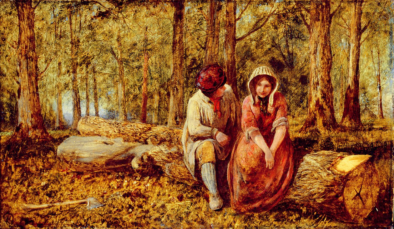 Das Werben des Holzfällers von John H. Dell