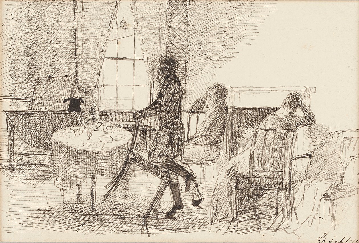 Frühstückstisch, 1810 von John Harden