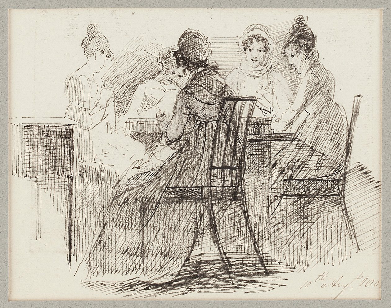Sitzende Gruppe, 1808 von John Harden