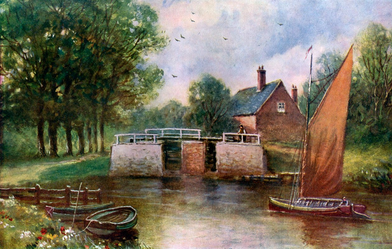 Coltishall Schleuse, Norfolk von John Harrap and Son