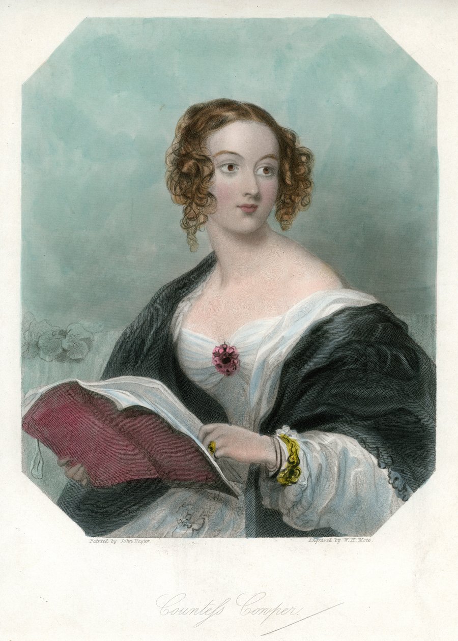 Gräfin Cowper, ca. 1865-1890 von John Hayter