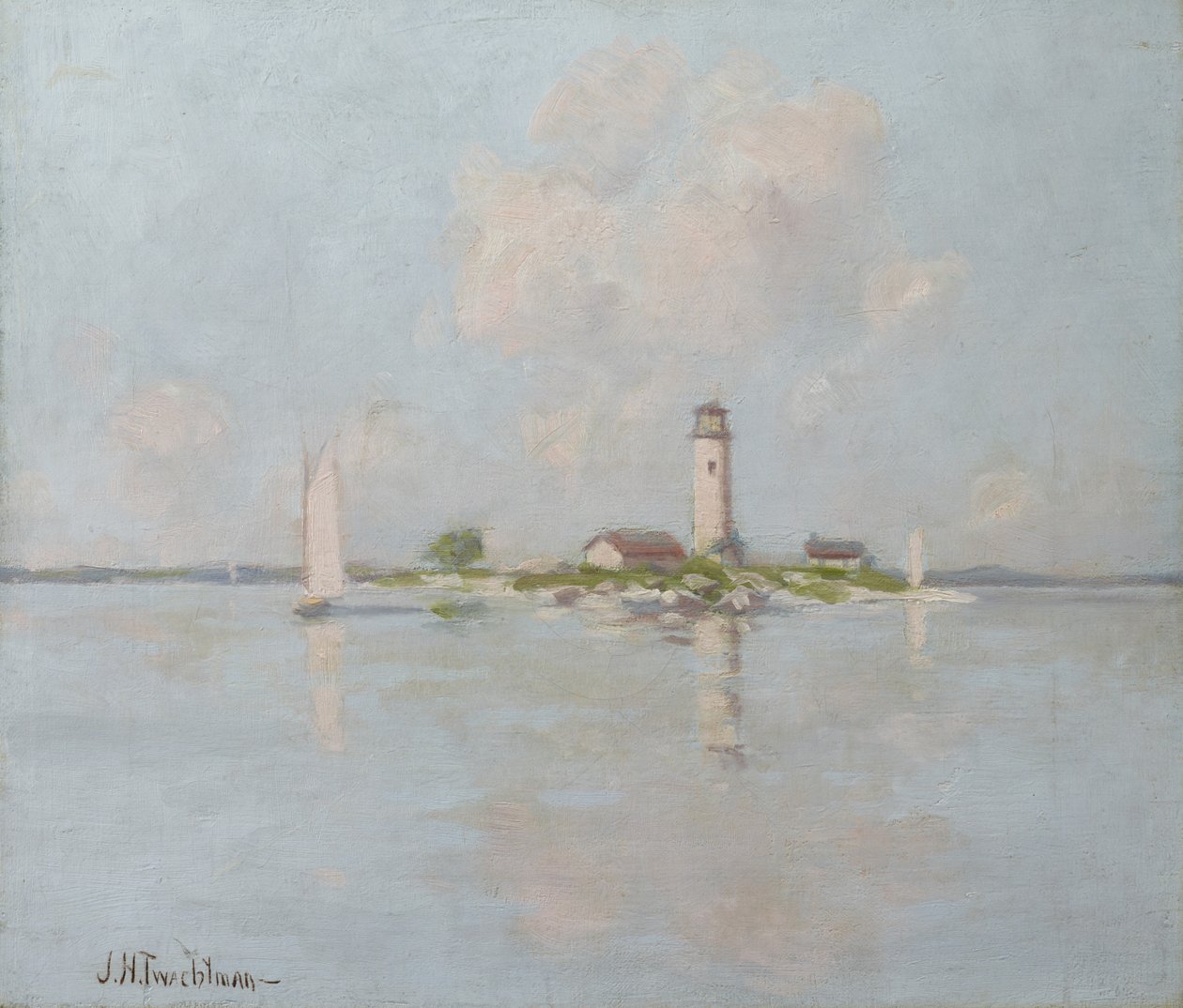Der Leuchtturm von John Henry Twachtman