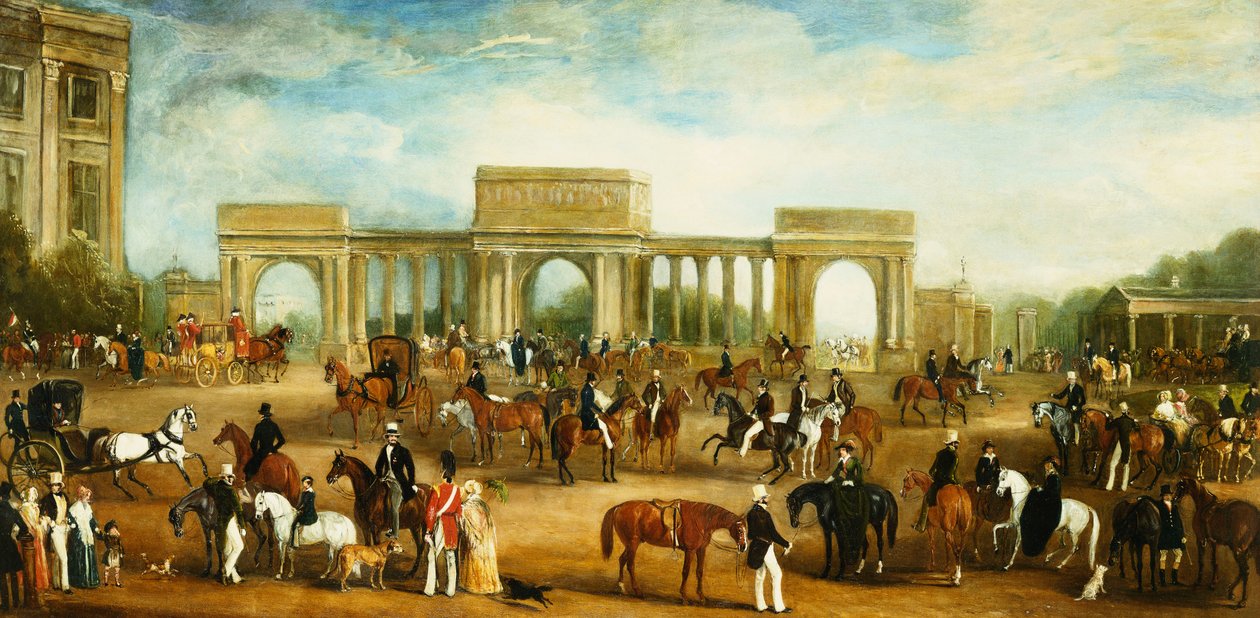 Hyde Park Corner von John Jnr. Ferneley
