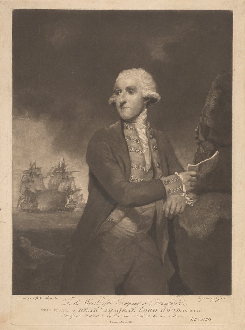 Vizeadmiral Lord Hood von John Jones
