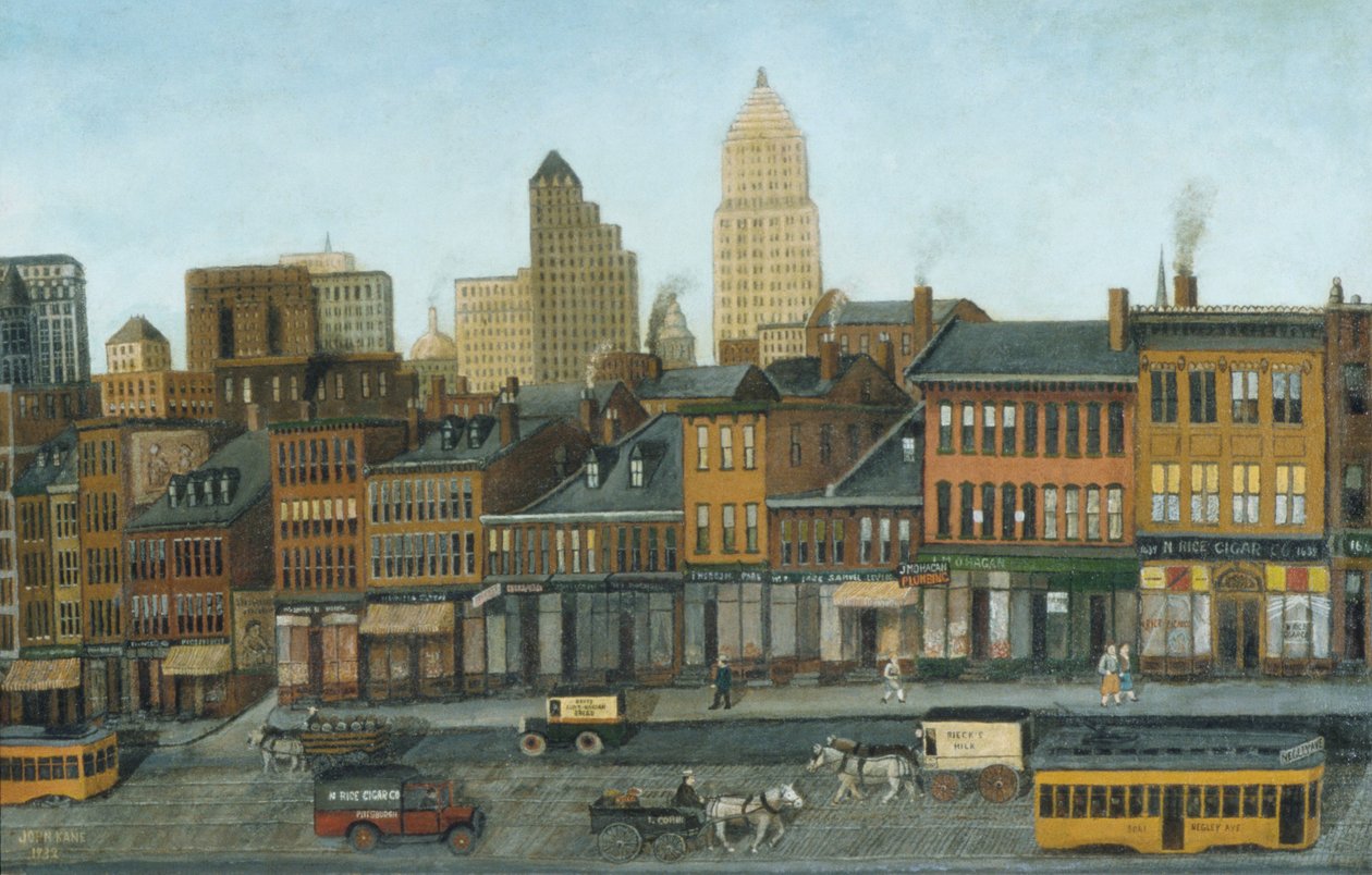 Aus meinem Atelierfenster, 1932 von John Kane