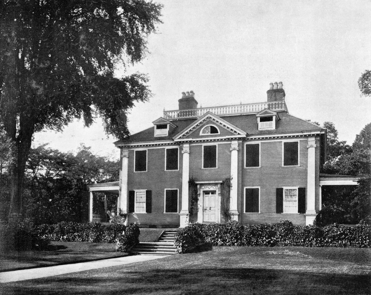 Longfellows Haus, Cambridge, Massachusetts, USA, 1893 von John L. Stoddard