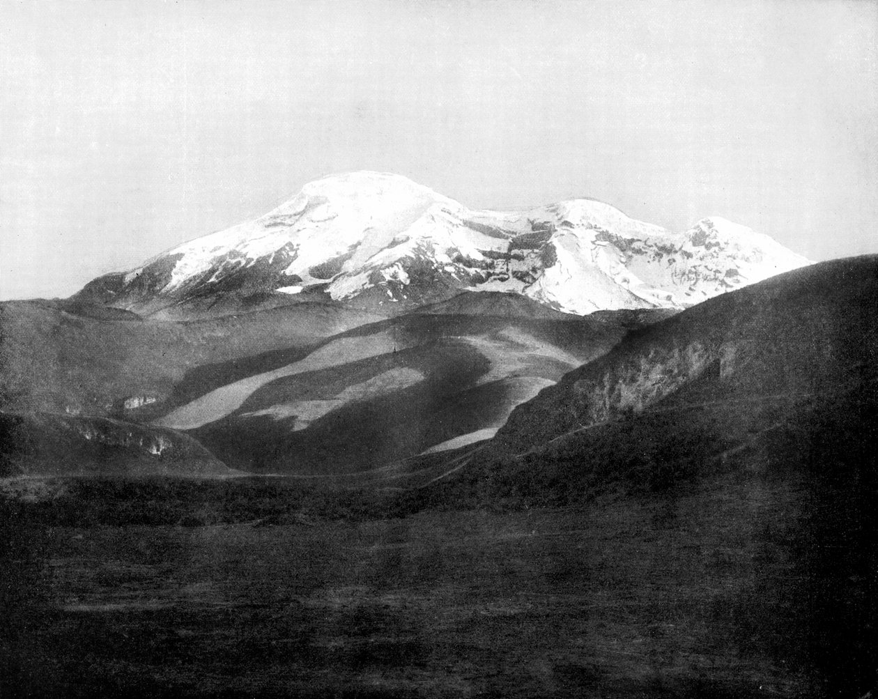 Der Chimborazo, Ecuador, 1893 von John L. Stoddard