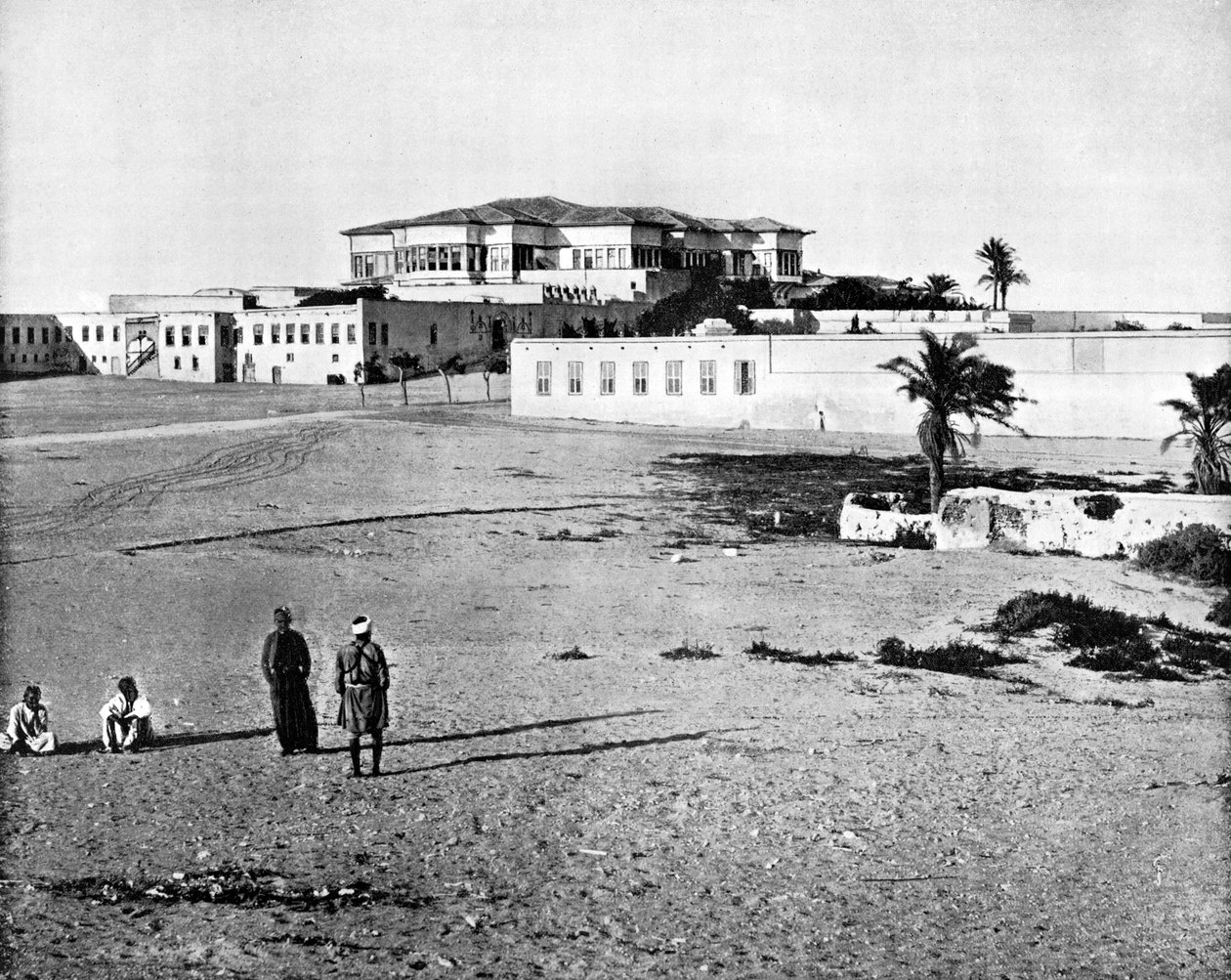 Palast und Harem, Alexandria, Ägypten, 1893 von John L. Stoddard