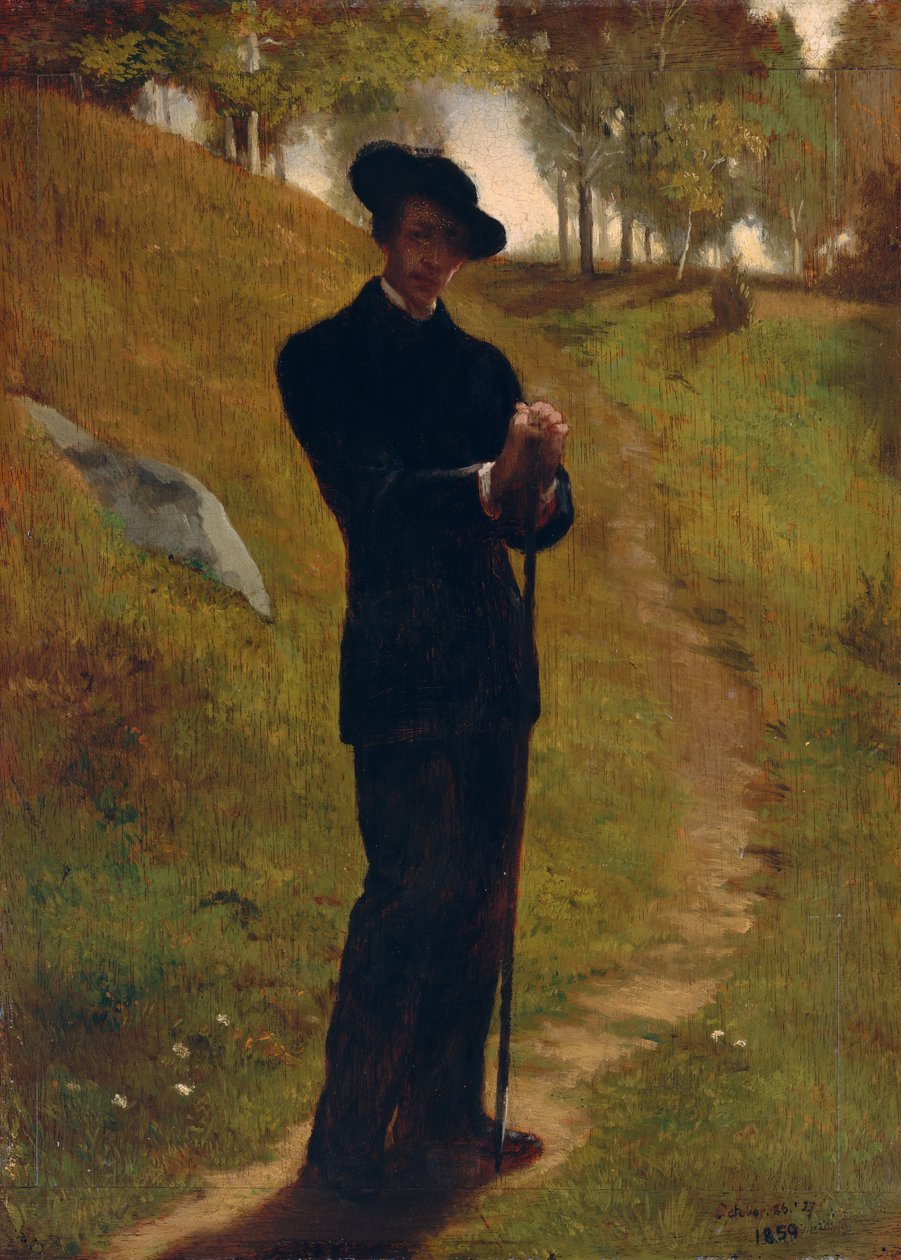 Porträt des Malers von John La Farge
