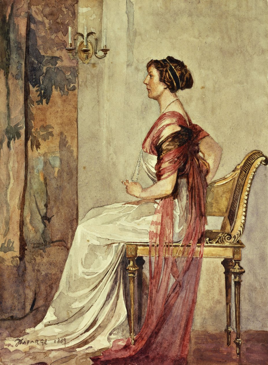 Sitzende Frau von John La Farge or Lafarge