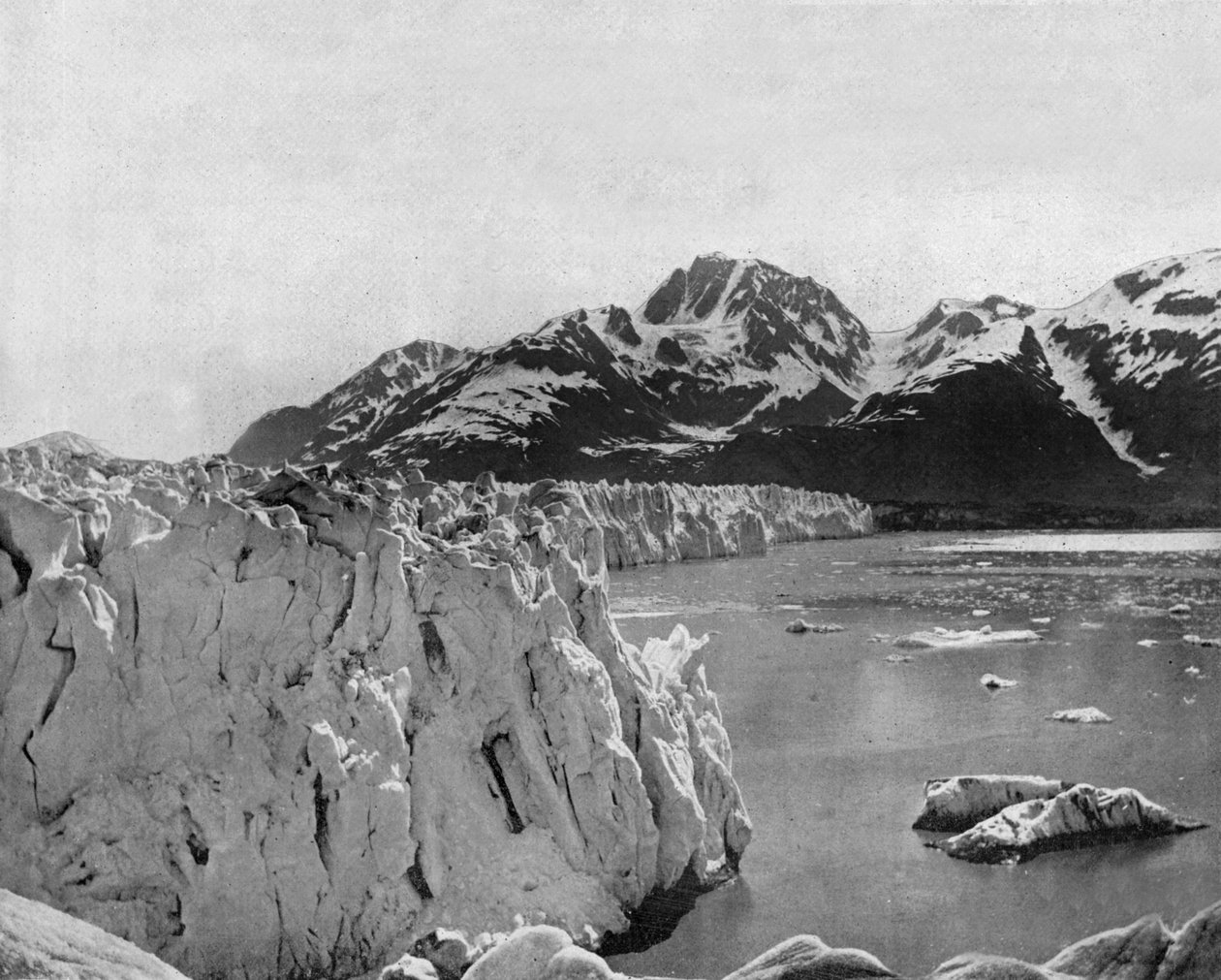 Muir-Gletscher in Alaska von John Lawson Stoddard