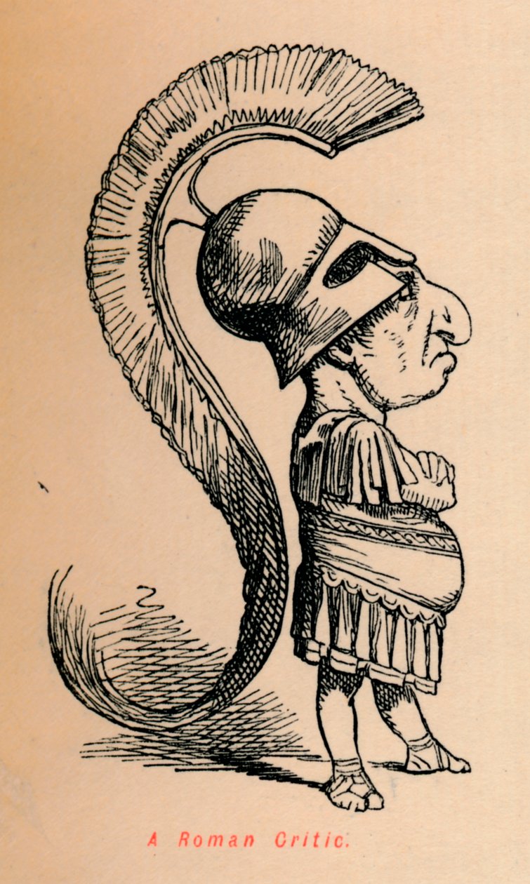 Ein römischer Kritiker, 1852 von John Leech