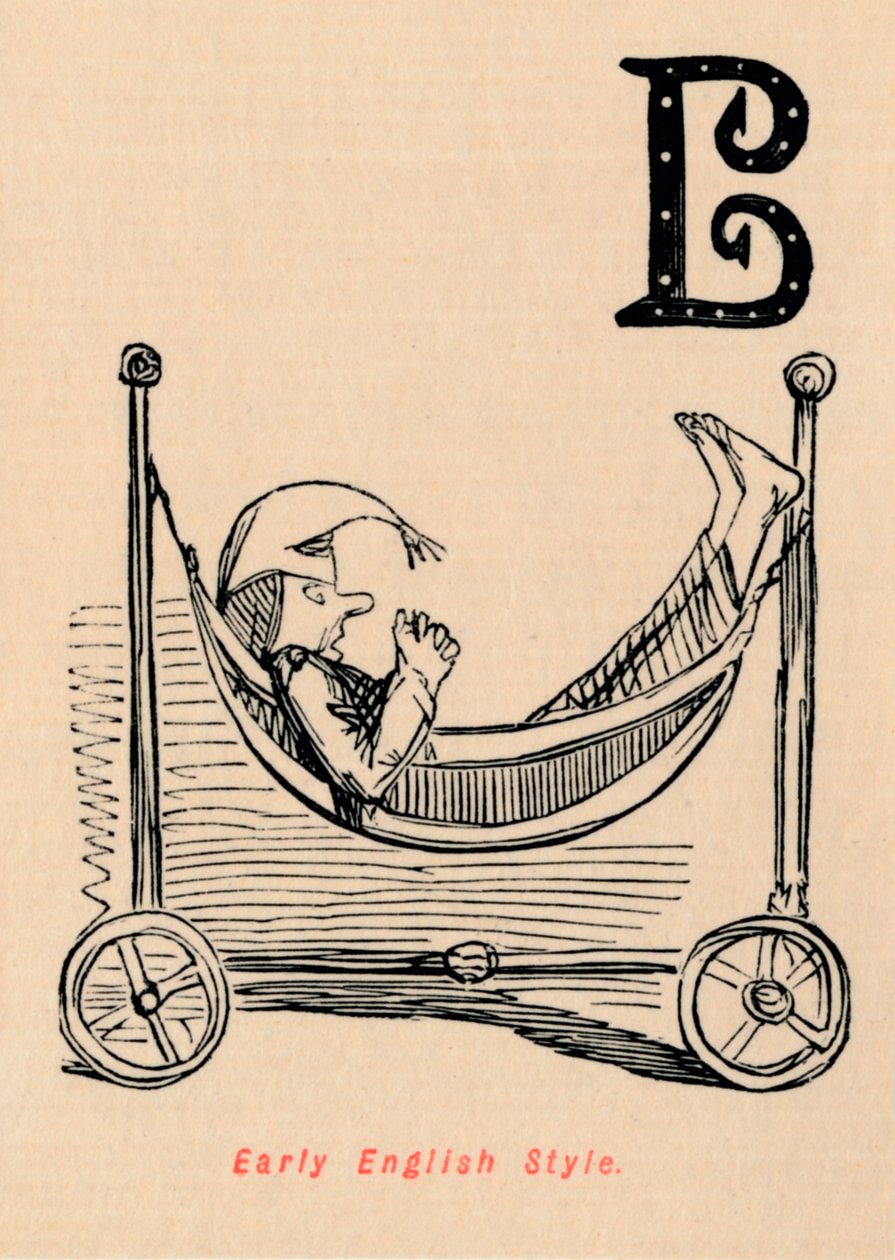 Früher englischer Stil, um 1860, um 1860 von John Leech