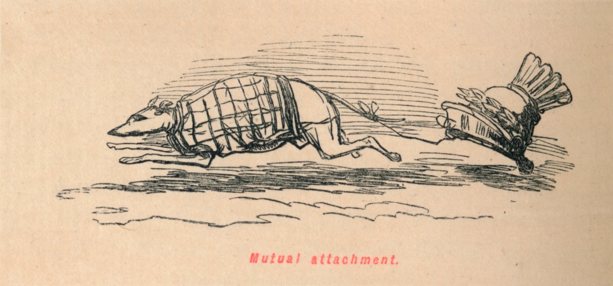 Gegenseitige Zuneigung, 1852 von John Leech