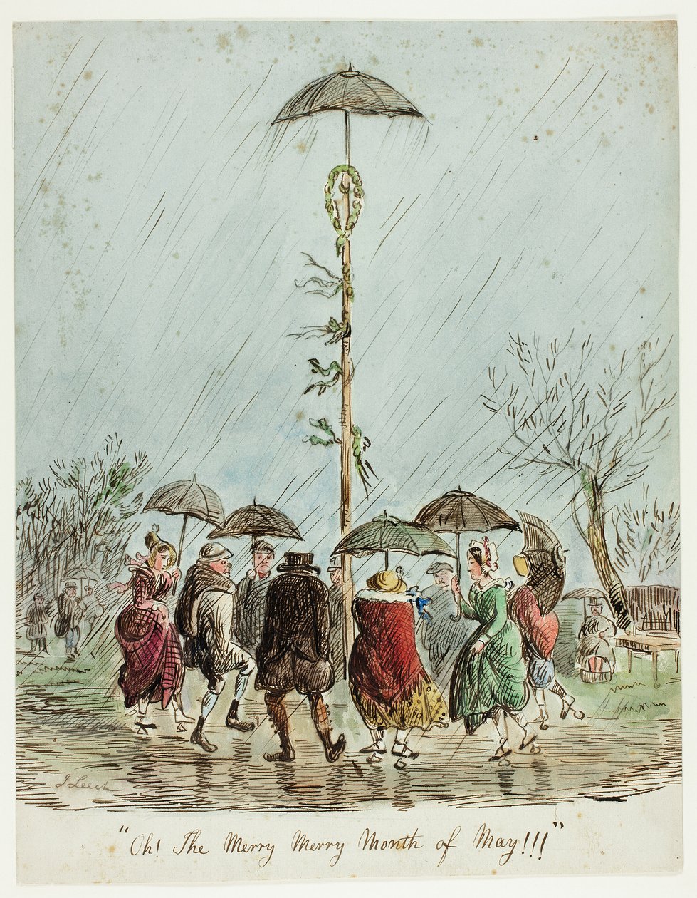 Oh! Der fröhliche, fröhliche Monat Mai!!! von John Leech