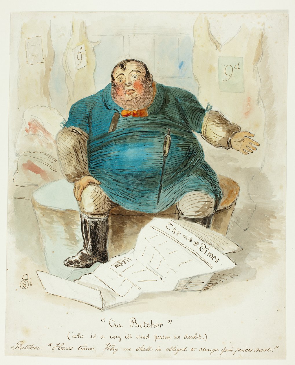 Unser Metzger von John Leech