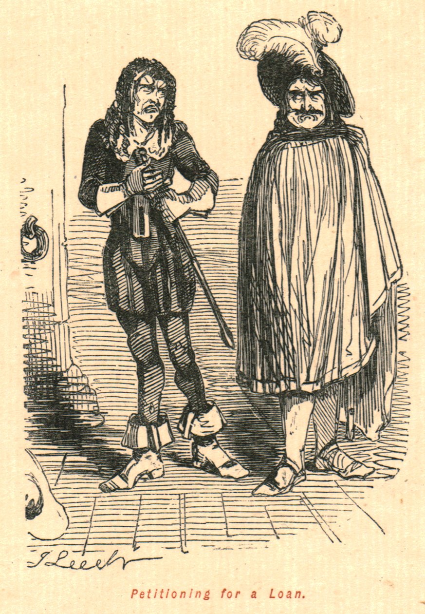 Petition für ein Darlehen, 1897 von John Leech