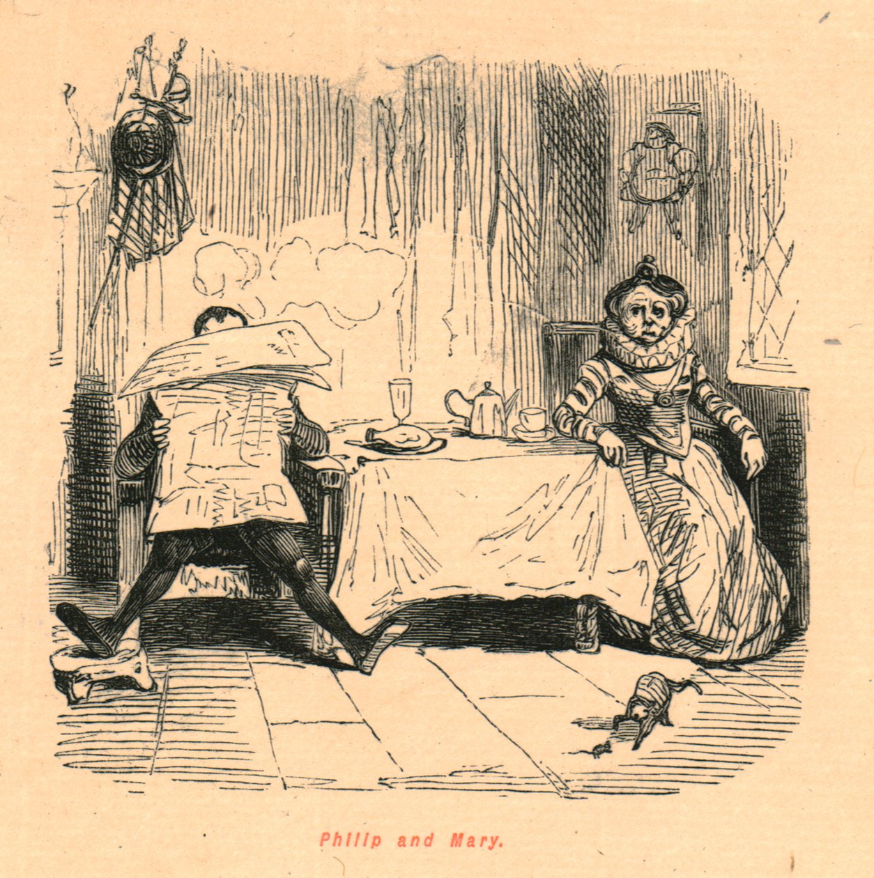 Philipp und Maria, 1897 von John Leech