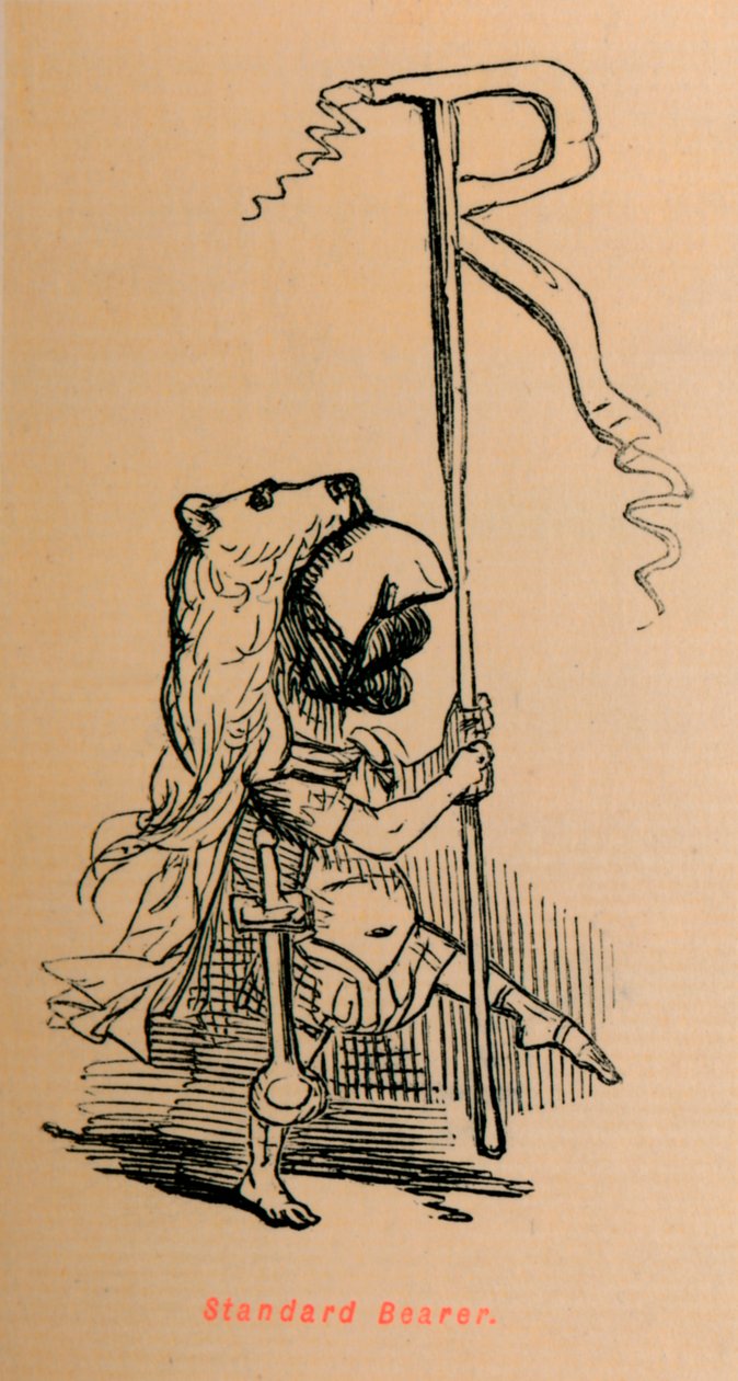Fahnenträger von John Leech
