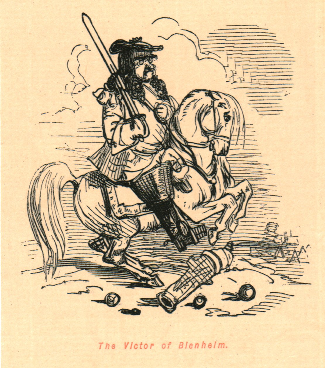 Der Sieger von Blenheim, 1897 von John Leech