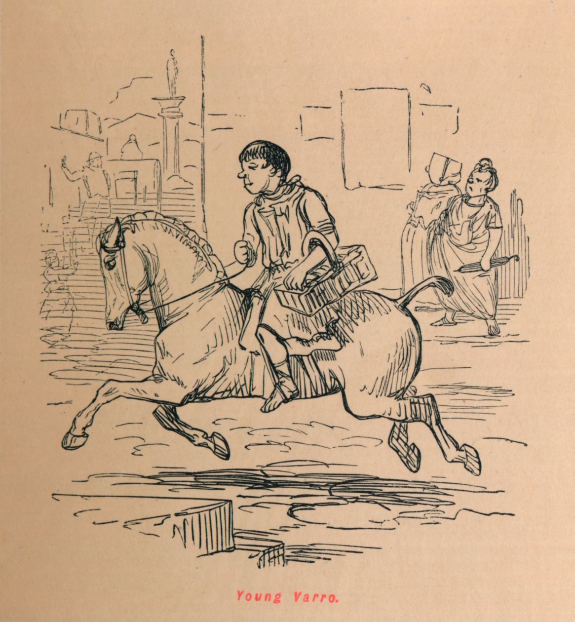 Junger Varro, 1852 von John Leech