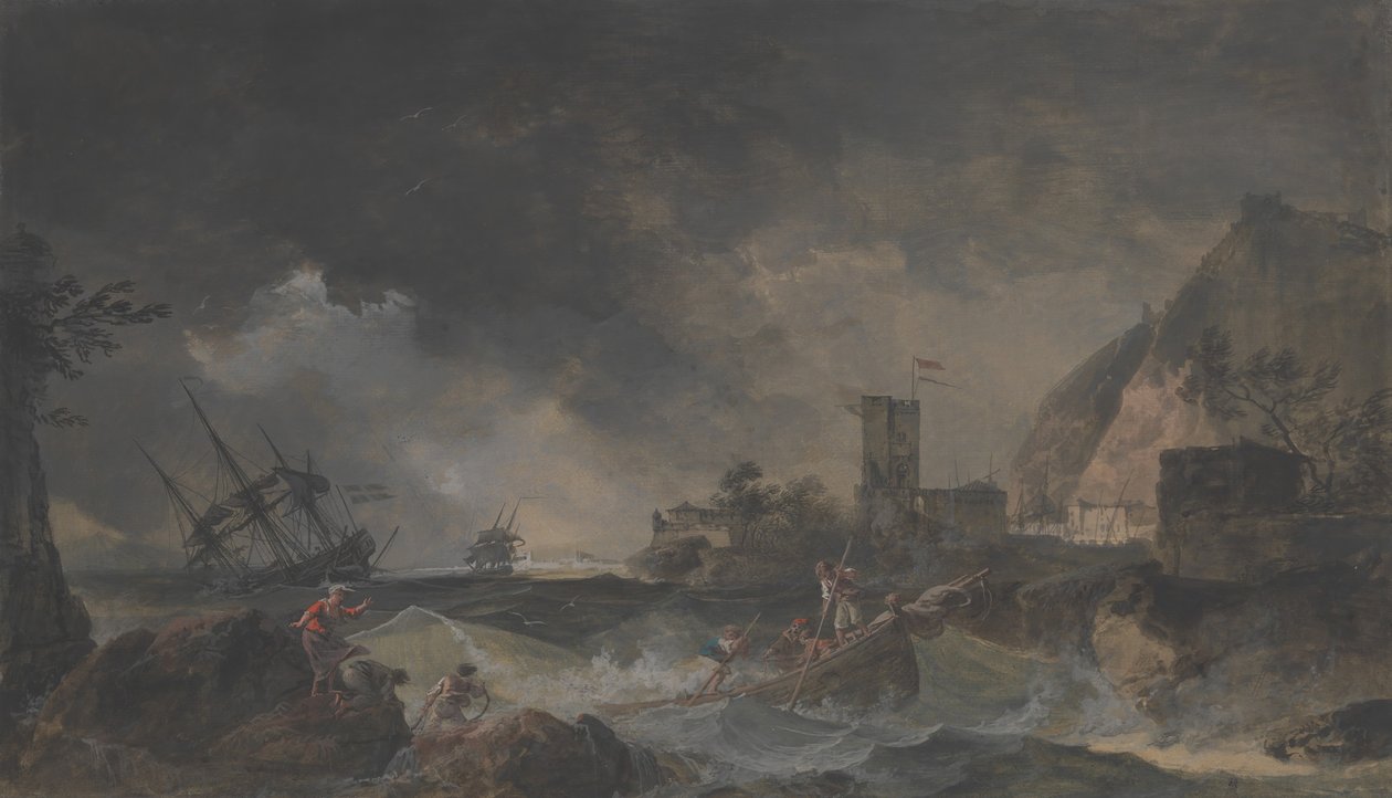 Sturm, n.d. von John Lewis Krimmel
