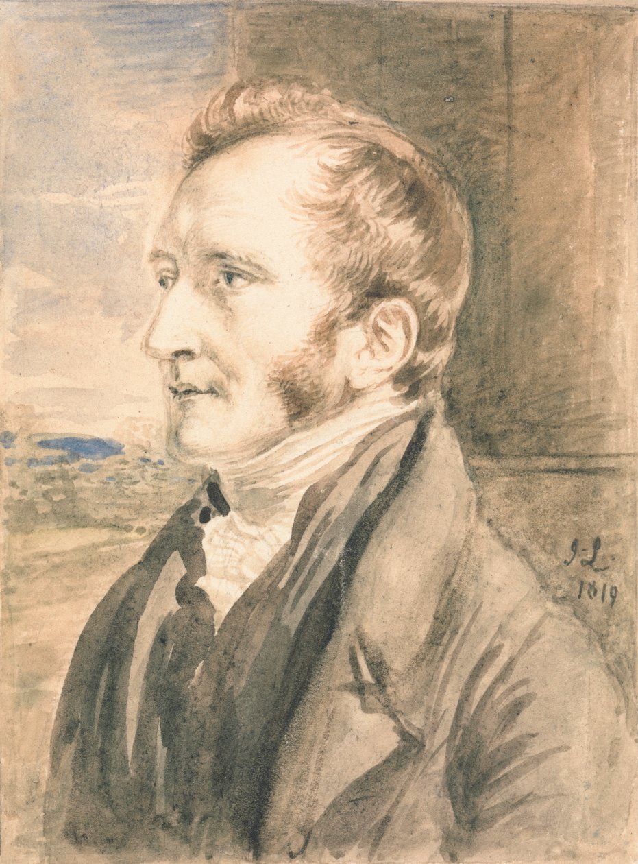 Porträt eines Mannes von John Linnell