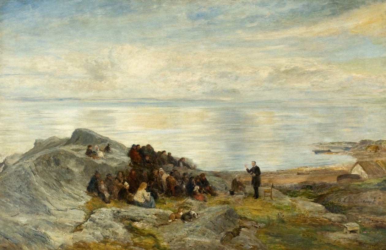 Eine Predigt am Meer von John MacWhirter