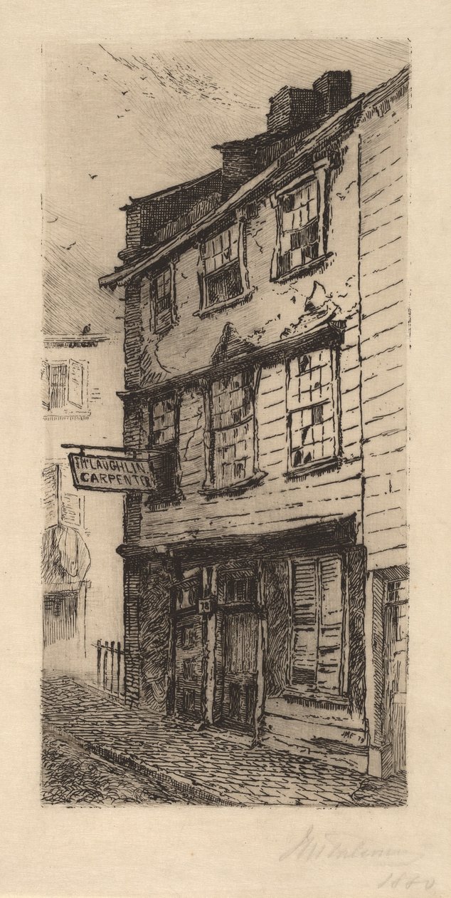 78 Cross Street, Boston, Massachusetts von John Mackie Falconer