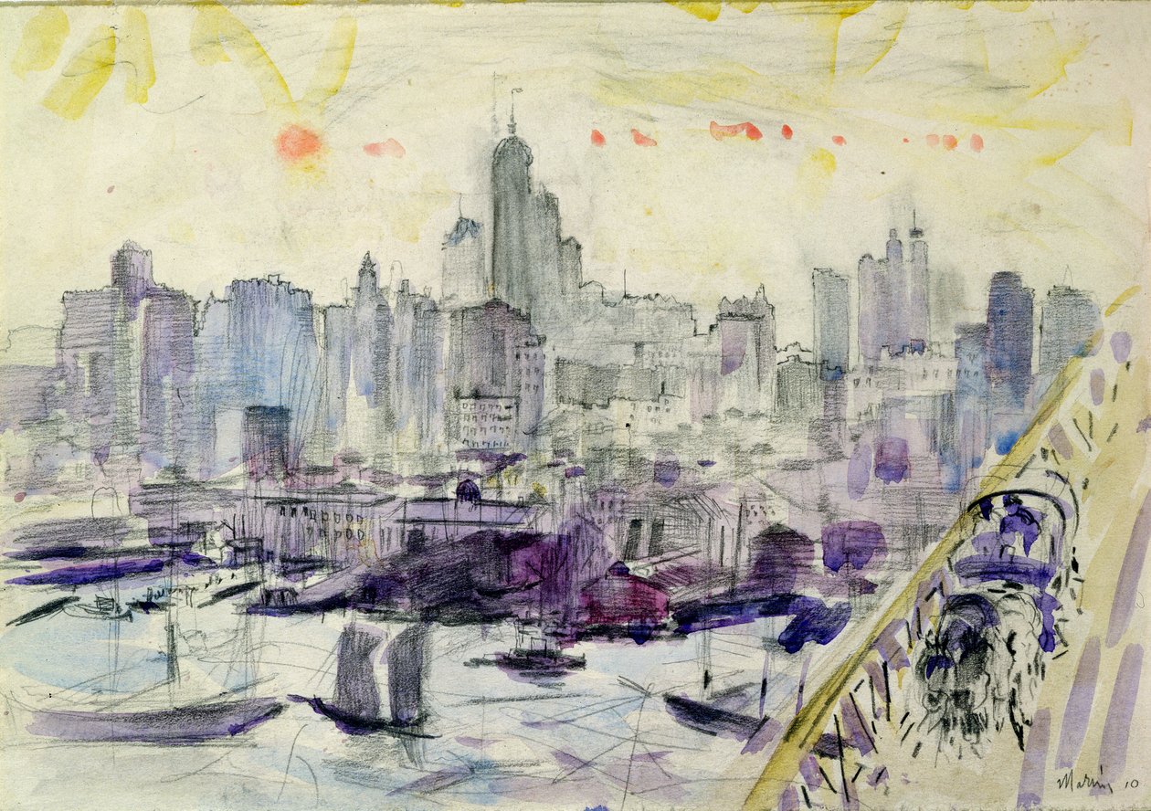 Brooklyn Bridge, New York von John Marin