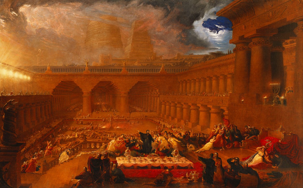 Belsazars Fest, 1820 von John Martin