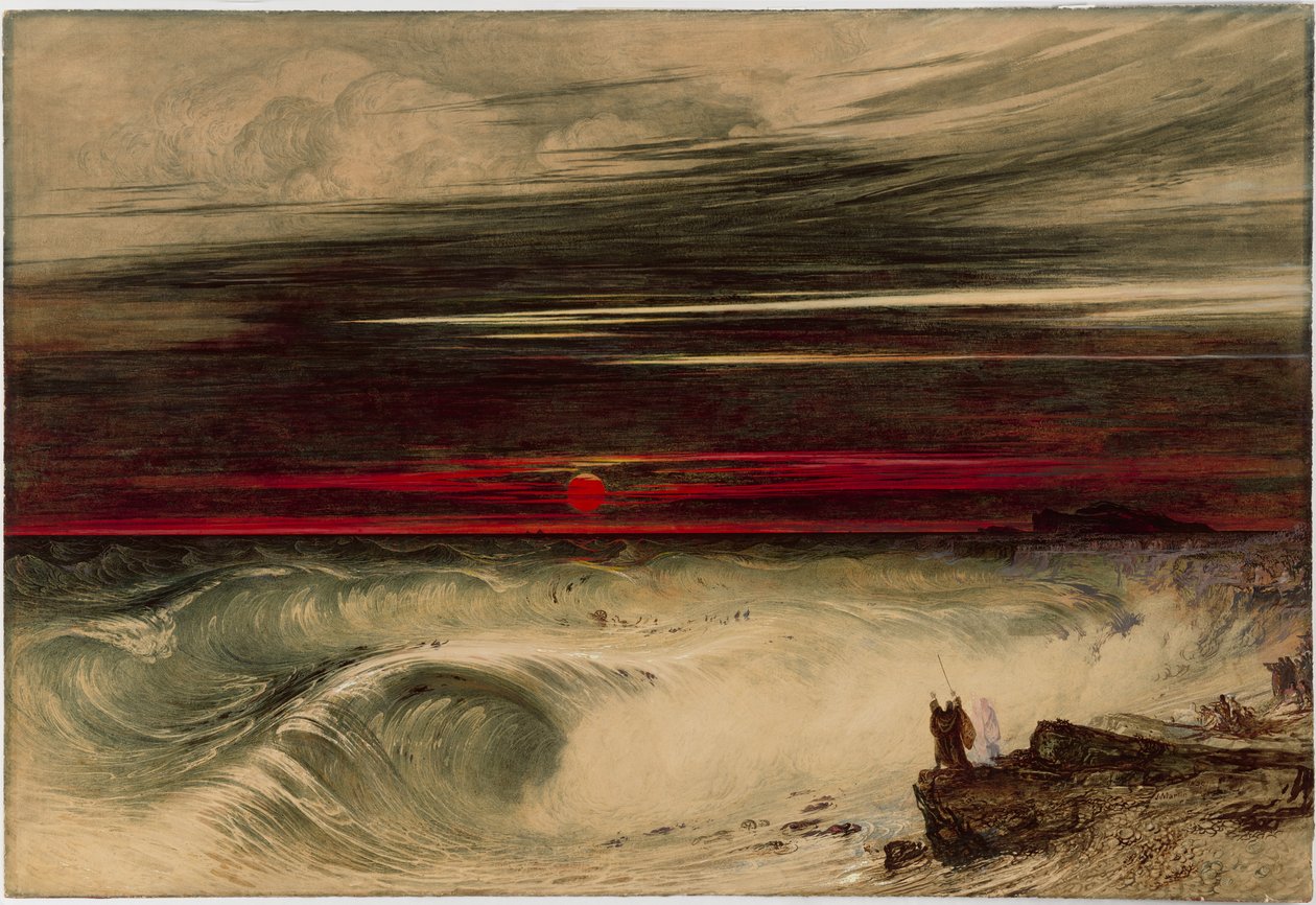 Die Zerstörung des Heeres des Pharao von John Martin