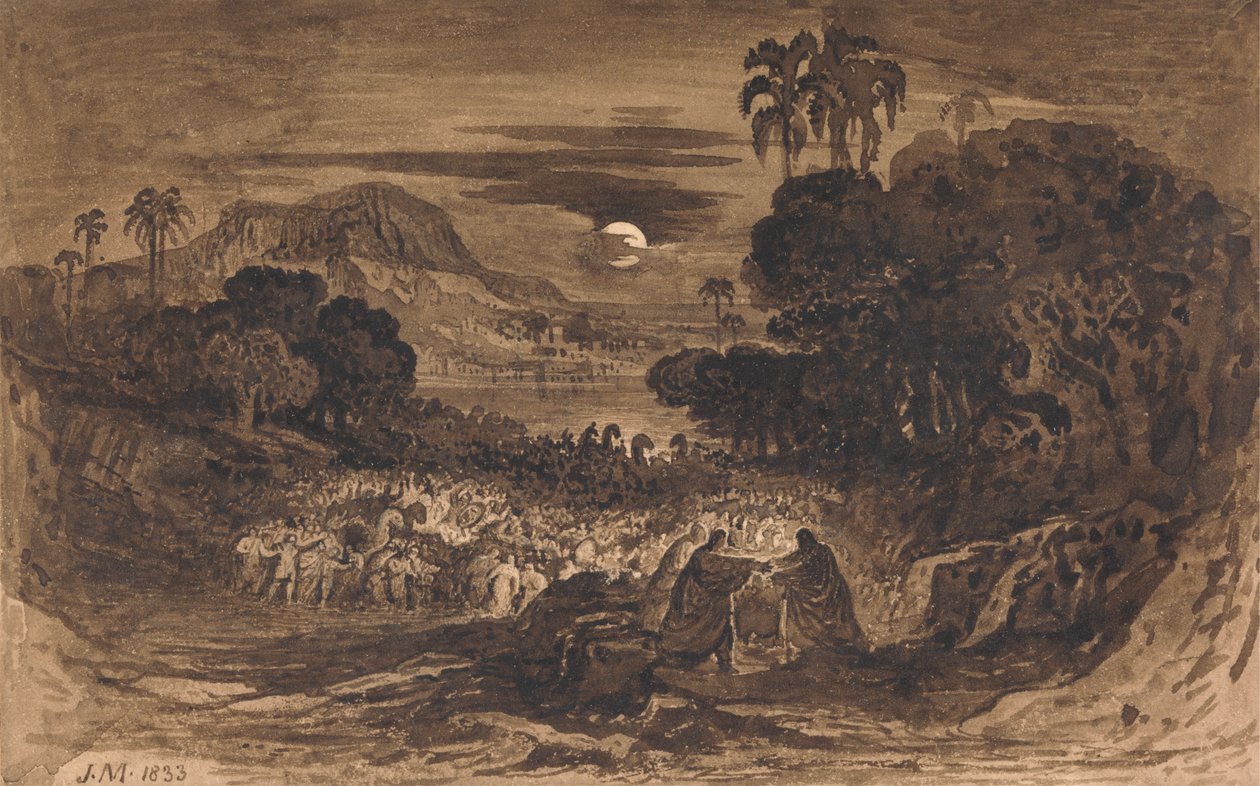 Die Rettung von Lot von John Martin
