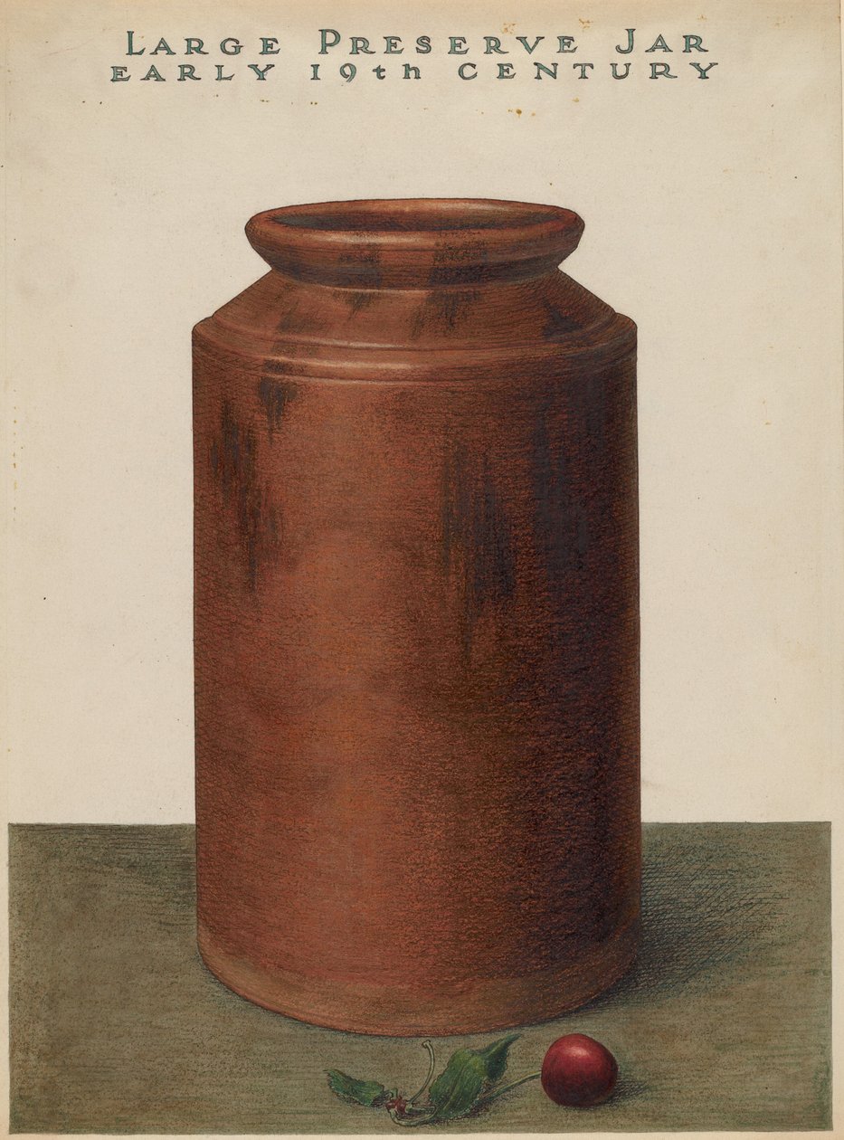 Einmachglas, ca. 1936 von John Matulis