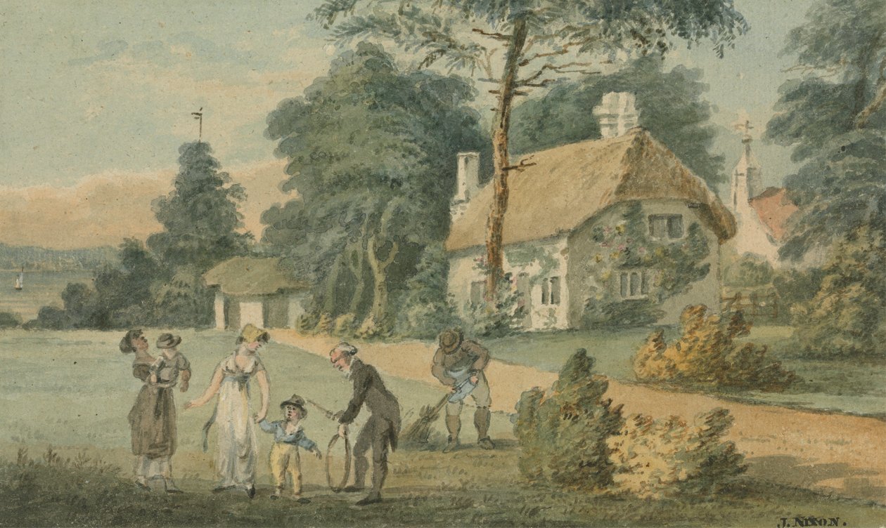 Pfarrhaus von Binstead, Isle of Wight von John Nixon
