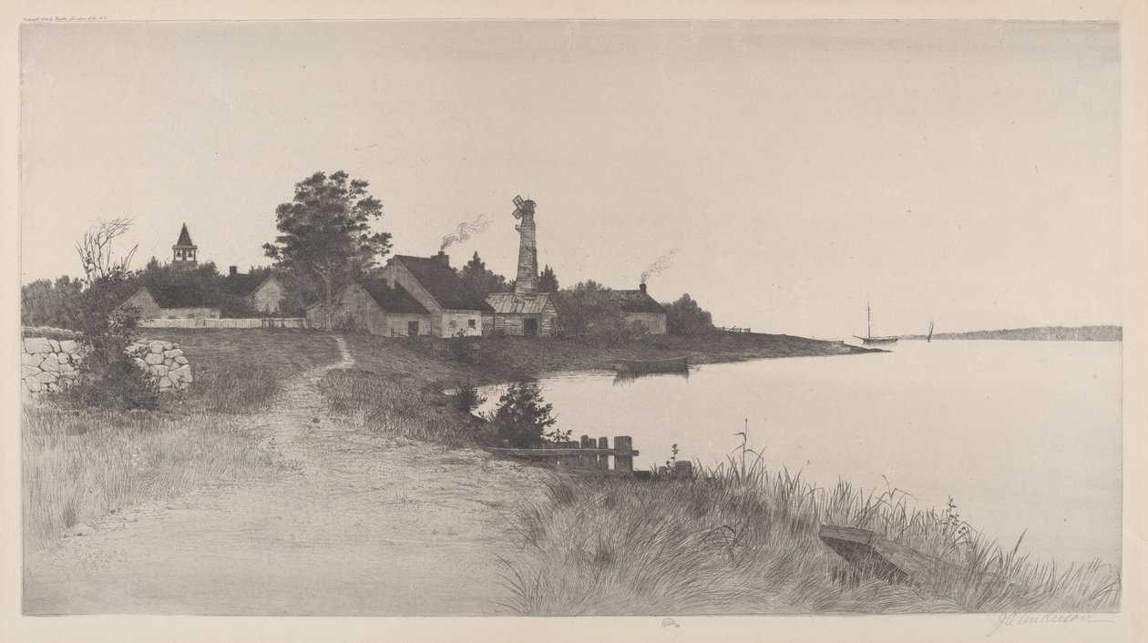 Ohne Titel (Küstenszene) von John O. Anderson