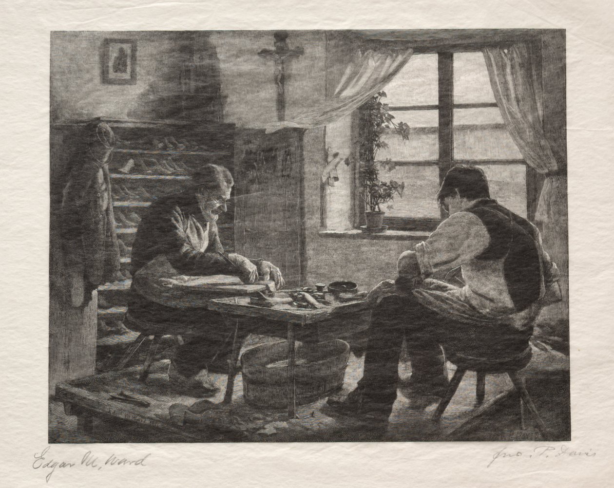 Die Schuster, 1887 von John Parker Davis