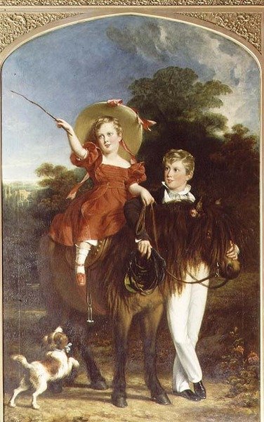 Die Familie Petre (Detail) von John Partridge