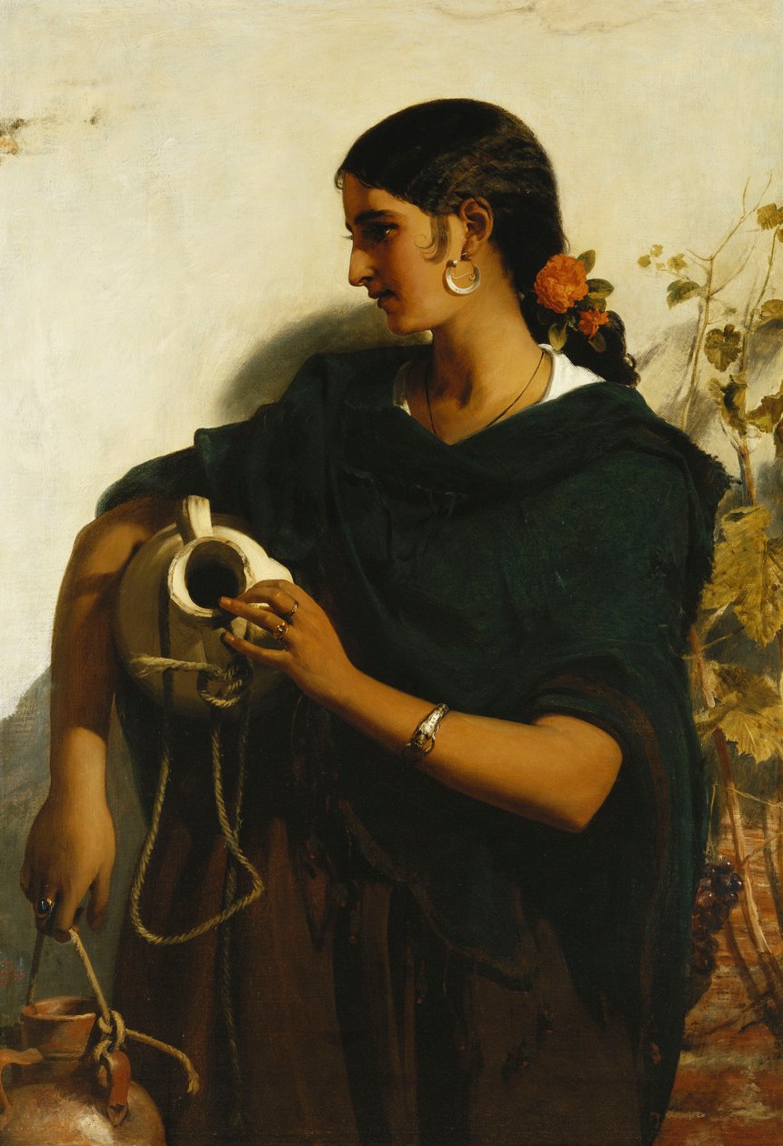 Ein Zigeuner-Wasserträger von Sevilla, 1855 von John Phillip